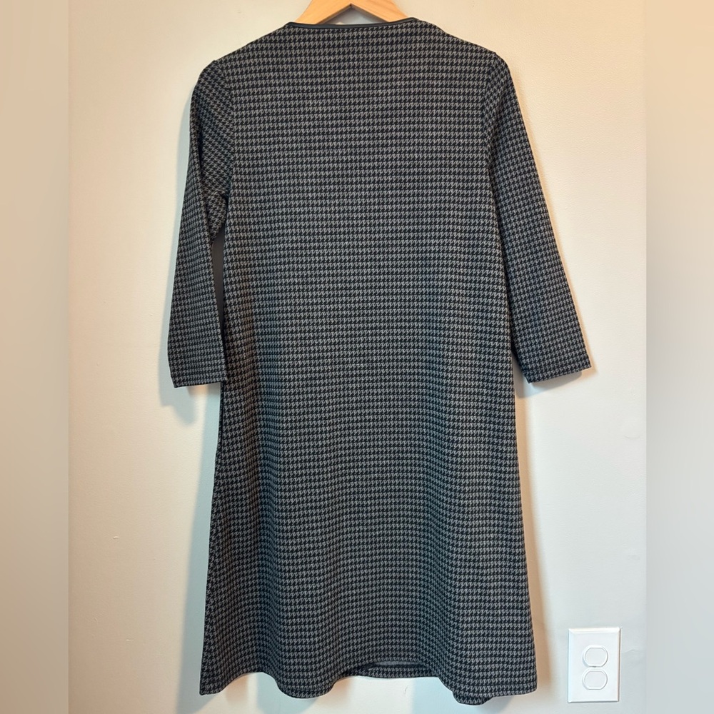 J. McLaughlin Black and Gray Houndstooth Dress - Picture 7 of 7
